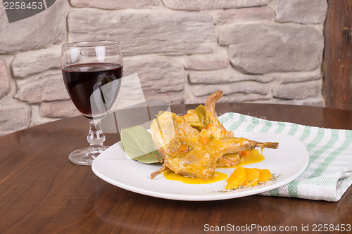 Image of Portion of quail
