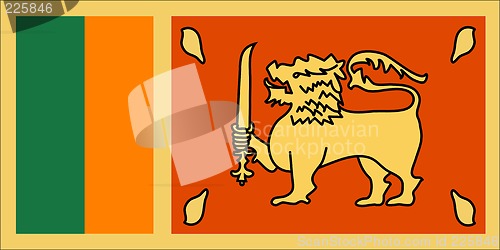 Image of Sri Lanka flag