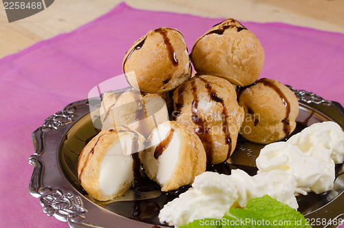 Image of Homemade profiteroles