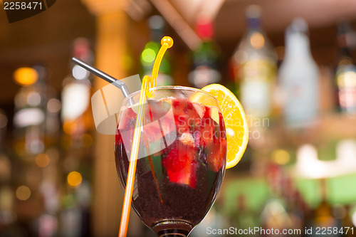 Image of Glass of sangria