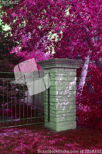 Image of  Abstract fence post.