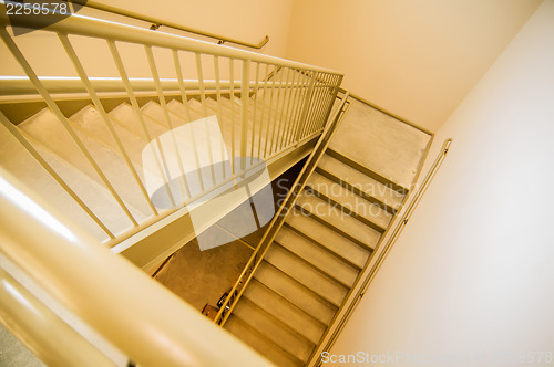 Image of Stairwell and emergency exit in building