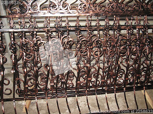 Image of forged metallic balustrade