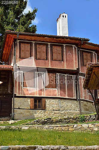 Image of A traditional old house in Koprivshtitsa Bulgaria, from the time