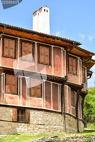 Image of A traditional old house in Koprivshtitsa Bulgaria, from the time