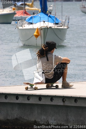 Image of Sitting On The Dock