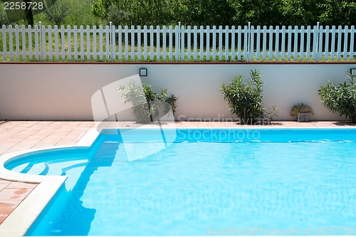 Image of swimming pool detail