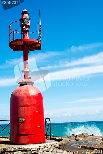 Image of Small red lighthouse