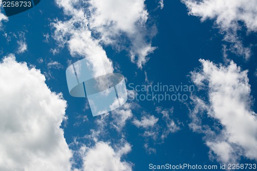 Image of Blue sky background