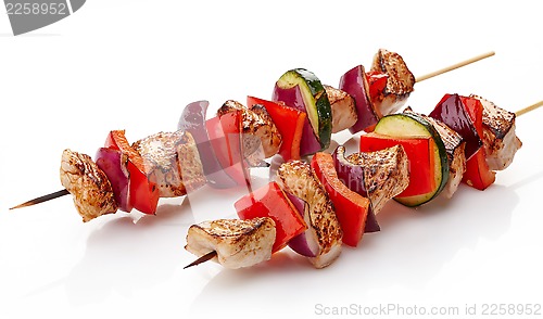 Image of grilled pork fillet and vegetables