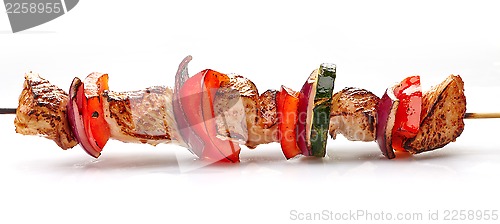 Image of grilled pork fillet and vegetables