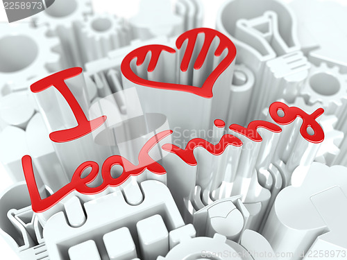 Image of Education Concept on White Background.
