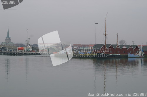 Image of The harbor in Frederikshavn in Denmark