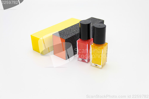 Image of Nail Polish and buffers