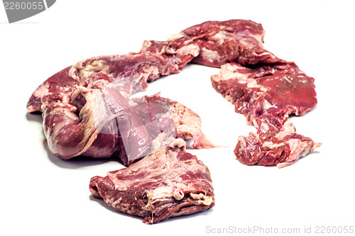 Image of skirt steak, barf dog food