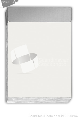 Image of blank tear off calendar