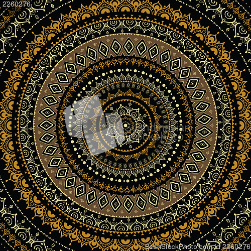 Image of Mandala. Indian decorative pattern.