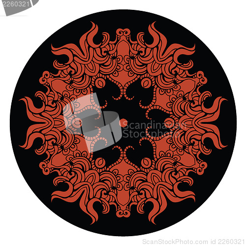 Image of Mandala. Indian decorative pattern.