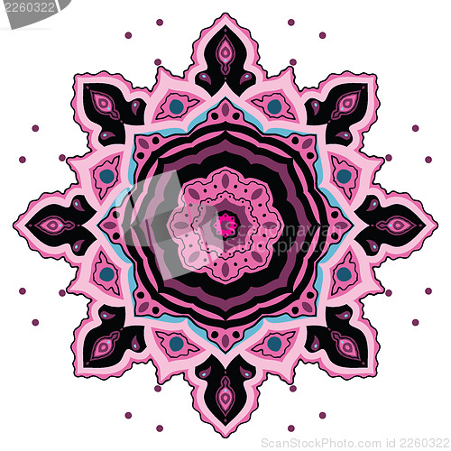 Image of Mandala. Indian decorative pattern.