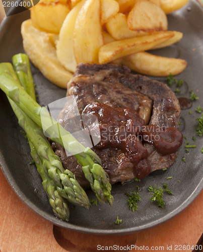 Image of Steak And Asparagus