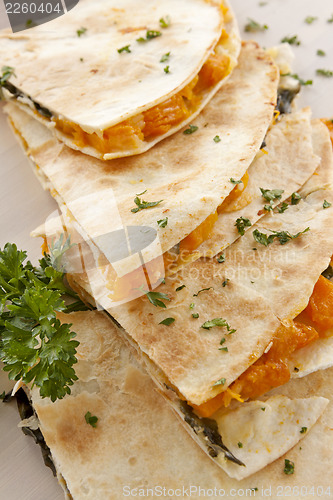 Image of Pumpkin Quesadilla Stack