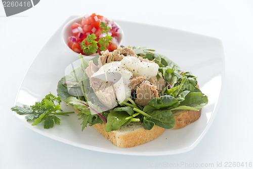 Image of Open Tuna Salad Sandwich