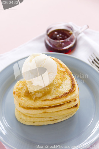 Image of Heart Shaped Pancakes