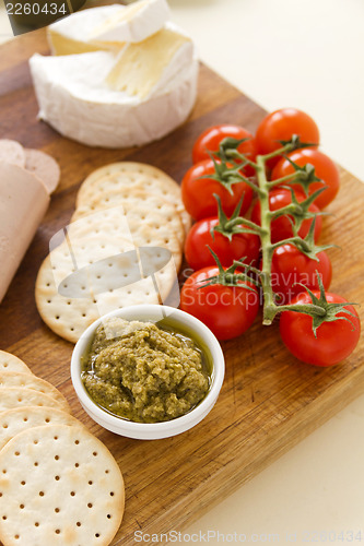 Image of Olive Pate And Crackers