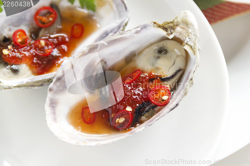 Image of Sweet Chilli Oysters