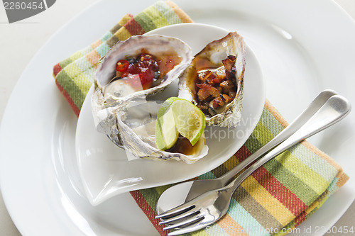 Image of Three Types Of Oysters