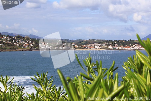 Image of a city waterfront