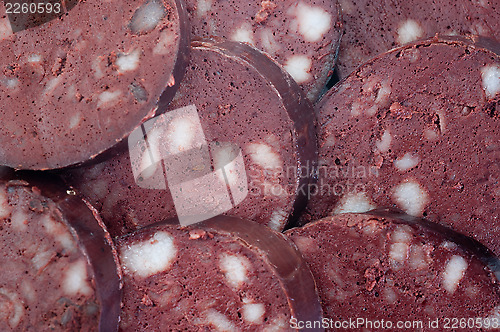 Image of Meat  product. Sausage  as  background