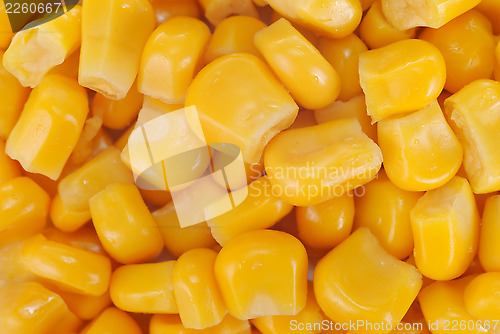 Image of Sweet  marinated whole kernel corn  as  background