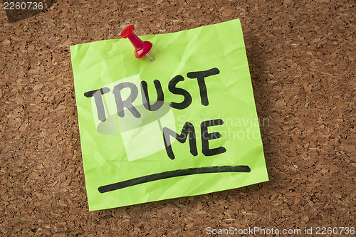 Image of trust me