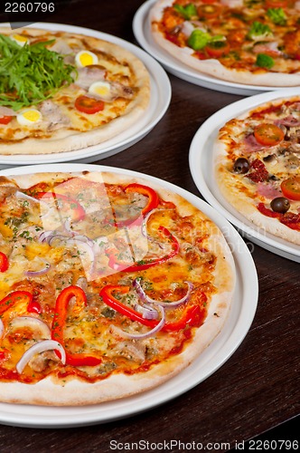 Image of pizza set