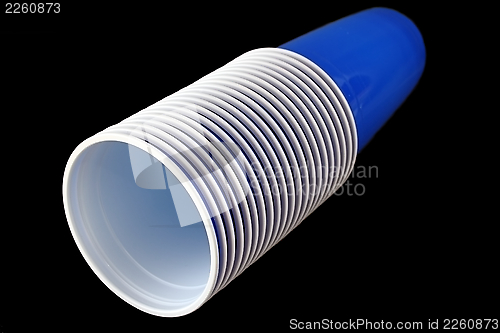 Image of beer plastic glasses