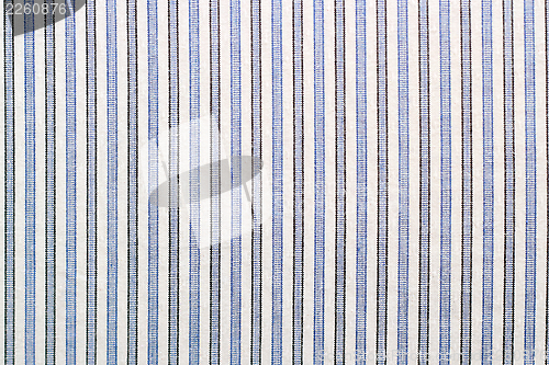 Image of closeup of striped fabric