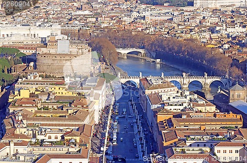 Image of Rome from Vatican Dome