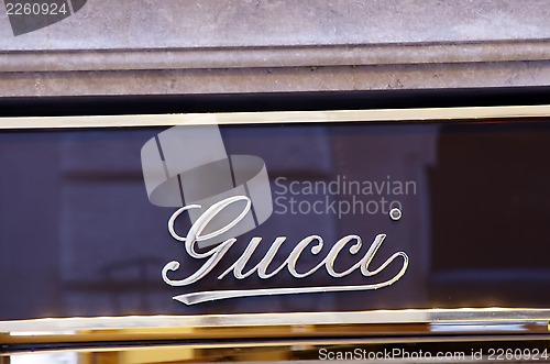 Image of Gucci luxury shop