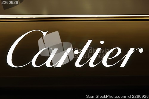 Image of Cartier luxury shop