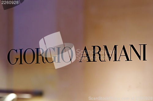 Image of Giorgio Armani shop