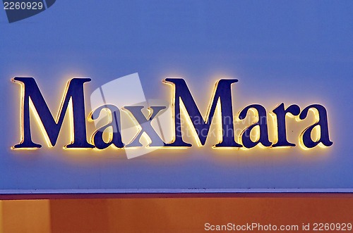 Image of MaxMara fashion shop