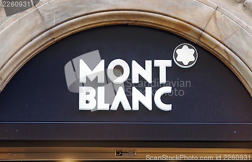 Image of Montblanc luxury brand