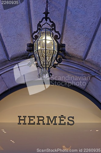 Image of Hermes fashion store