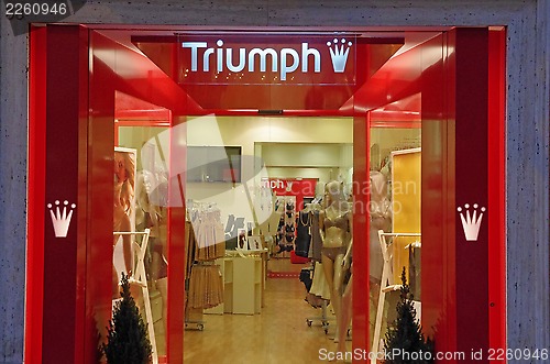 Image of Triumph lingerie shop
