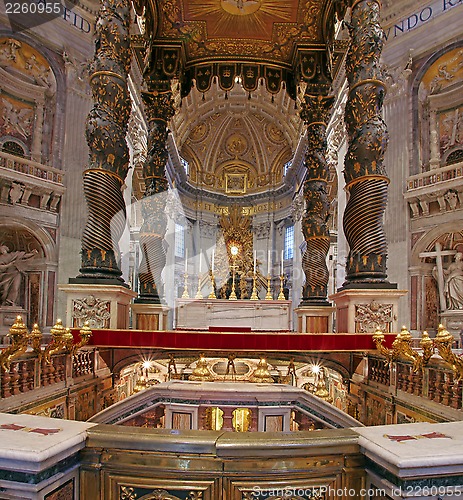 Image of Bernini's Baldacchino