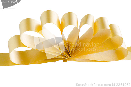 Image of Yellow gift bow