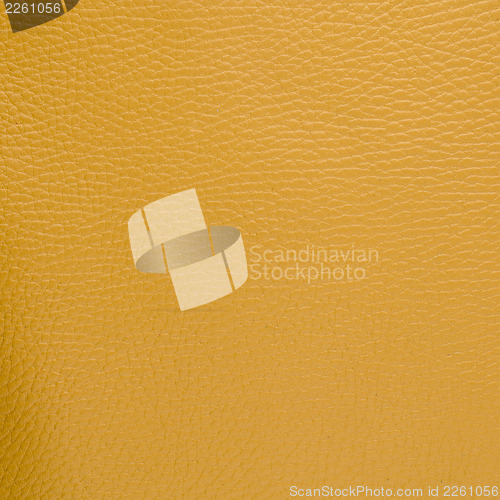 Image of Yellow leather