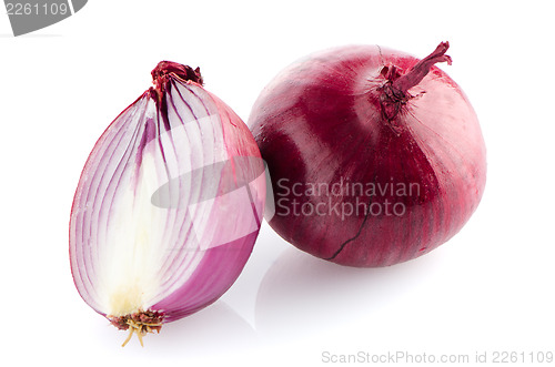 Image of Red sliced onion