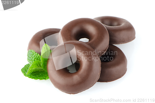 Image of Chocolate donut cookies